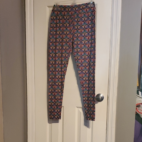 LuLaRoe Multicolor Geometric Leggings - Picture 1 of 4